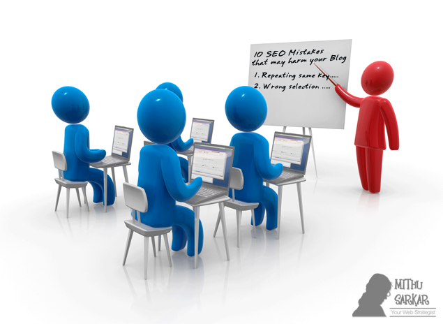 10 SEO mistakes that may harm your blog